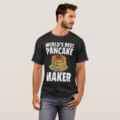 T-shirt Best Pancake Maker Maker Syrup Breakfast (Devant entier)
