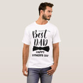 T-shirt Best Papa - Bonne Fête des pères (Devant entier)