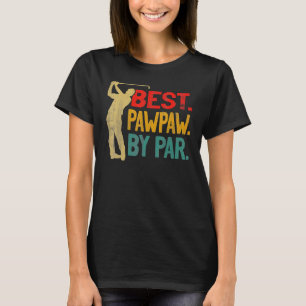 T-shirt Best Papa By Par Fête des pères Golf Cadeau Grandp