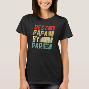 T-shirt Best Papa By Par Golf Fête des pères