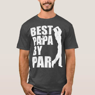 T-shirt Best Papa By Par Par Funny Golf Fête des pères Gra