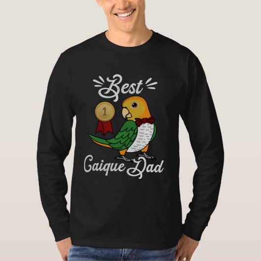 T-shirt Best Parrot Dad I White bellied Caique (Devant)