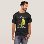 T-shirt Best Parrot Mom I Yellow Parrotlet (Devant entier)