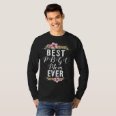 T-shirt Best Pbgv Mom Ever Floral (Devant entier)