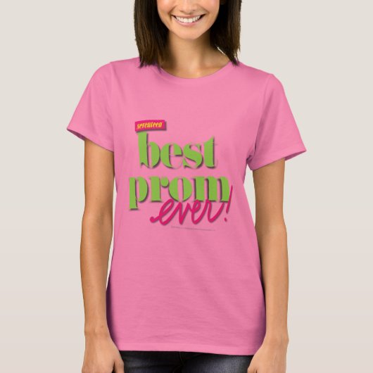 T-shirt Best Prom Ever - Vert (Devant)