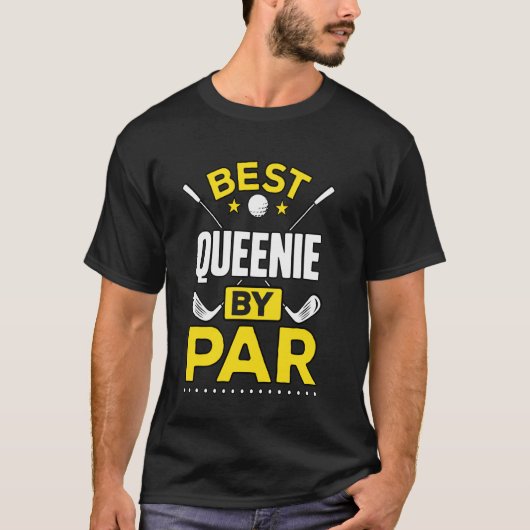 T-shirt Best Queenie By Par Golf Queenie (Devant)