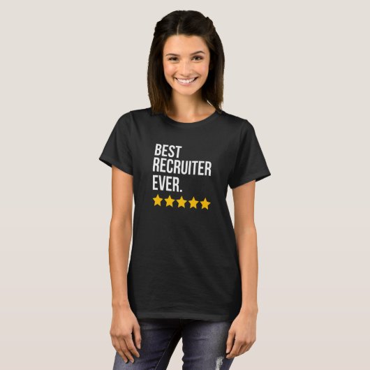 T-shirt Best Recruiter Ever Scout Recruiting (Devant entier)
