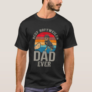 T-shirt Best Rottweiler Dad Ever Dog Lover Toxits Owner