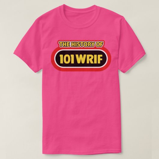 T-shirt BEST SELLER WRIF 101 Radio (Design devant)