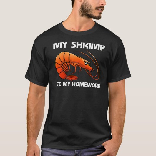 T-shirt Best Shrimp For Kids Boys Prawn Animal Seafood (Devant)