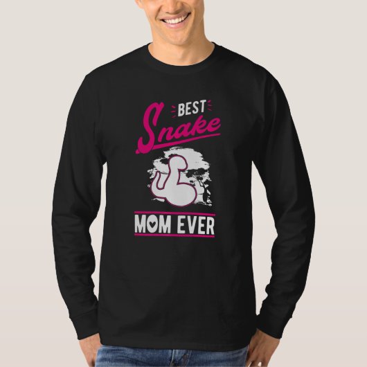 T-shirt Best Snake Mom Ever Snake Girl (Devant)