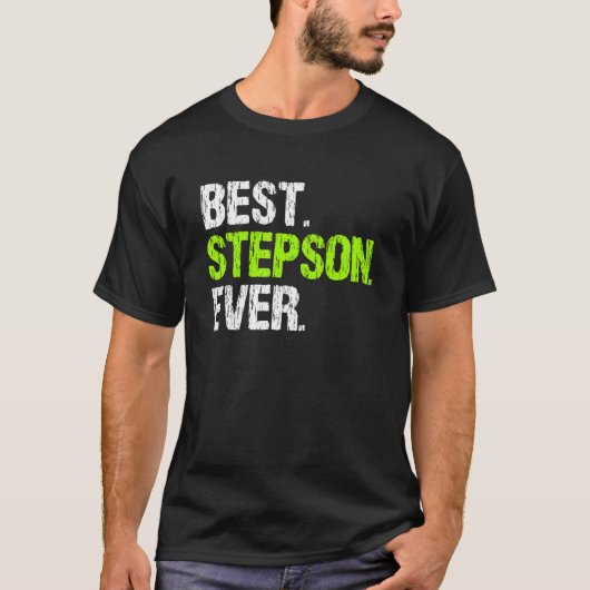 T-shirt Best Step Son Ever Cool  StepSon (Devant)