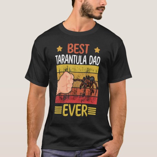 T-shirt Best Tarantula Dad  pet (Devant)