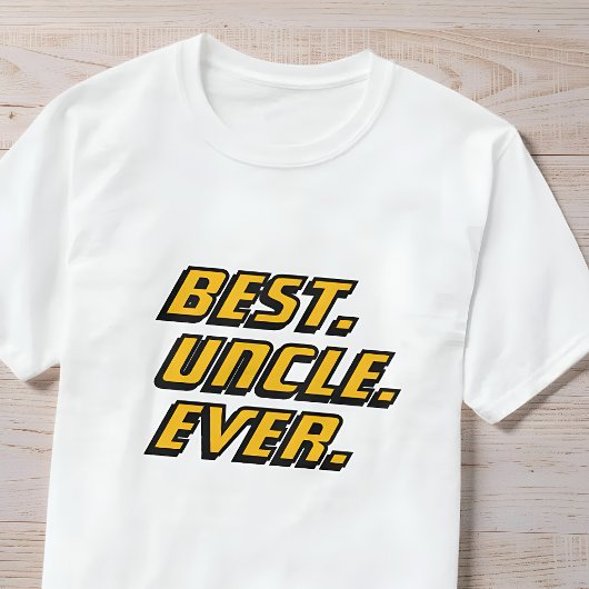T-shirt Best Uncle Ever Modern Racing