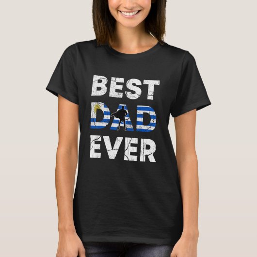 T-shirt Best Uruguayan Dad Ever Uruguay Daddy Father s Day (Devant)