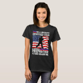 T-shirt Best Veteran Firefighter Retired Grandpa Dad Fathe (Devant entier)
