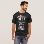 T-shirt Best Westie Mom Ever Floral (Devant entier)