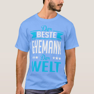 T-shirt Beste ehemann der welt white
