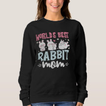 T-shirt 'Beste Konijnenmoeder van de Wereld' voor