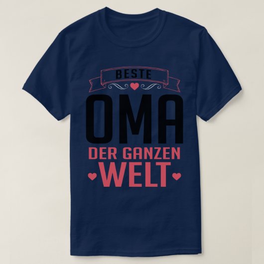 T-shirt Beste oma der welt (Design devant)