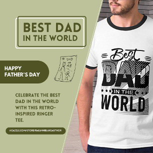 T-shirt "Beste papa van de wereld"