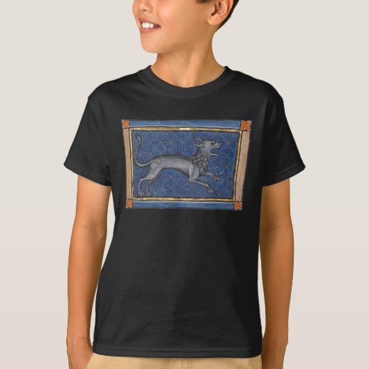 T-shirt Bestiaire médiéval Hyena c. 1270 (Devant)