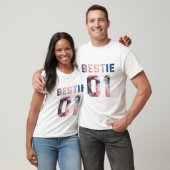 T-shirt Bestie à fleurs 01 (Unisexe)