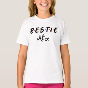 T-shirt Bestie BFF personnalisé