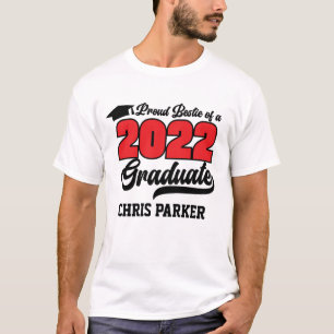 T-shirt Bestie de fierté personnalisée d'un diplômé de 202