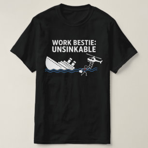 T-shirt Bestie de travail insubmersible - Retro Office Hum