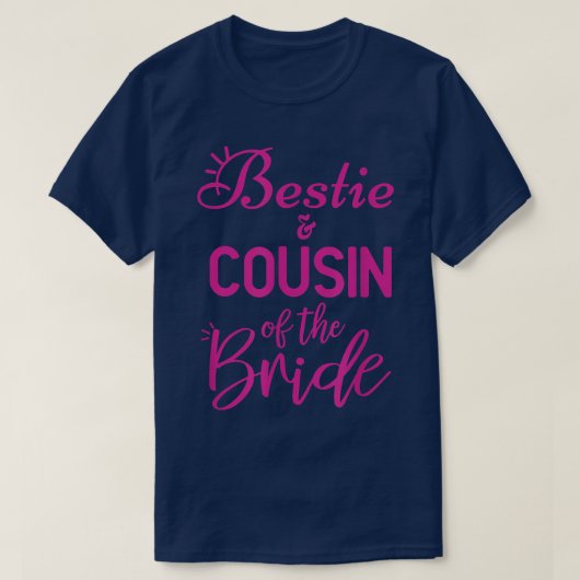 T-shirt Bestie Et Cousin De La Mariée 30 (Design devant)