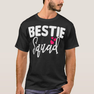 T-shirt Bestie SquadCorrespondance BFF Friend Crew Hearts