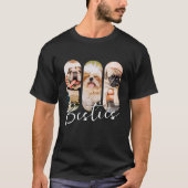 T-shirt Besties Animal simple moderne Jouer Trois photos (Devant)