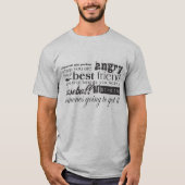 T-shirt besties - brown (Devant)