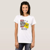 T-shirt Besties Funny Fromage Grater Pun (Devant entier)