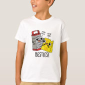 T-shirt Besties Funny Fromage Grater Pun (Devant)