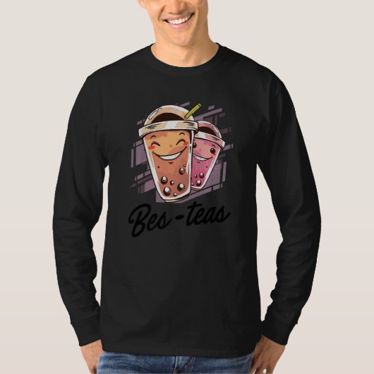 T-shirt Besties Graphic Tea Tea Drinker Tea Brewing Cup Of (Devant)