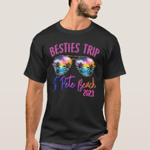 T-shirt Besties Trip St Pete Beach 2023 Sunglasses Summer