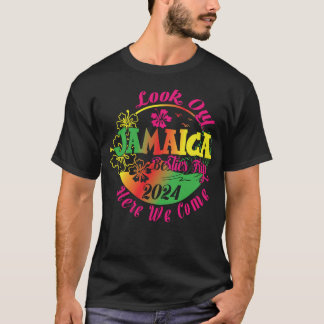 T-shirt Besties Vacation 2024 Jamaïque Ici Nous Venons Bes