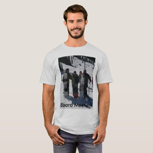 T-shirt-bestuursvergadering! T-shirt (Voorkant volledig)