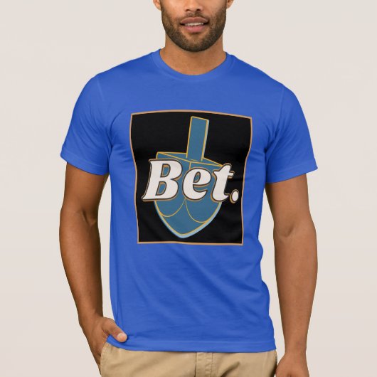 T-shirt Bet. Funny Hanukkah Ugly Sweater Party Shirt (Devant)