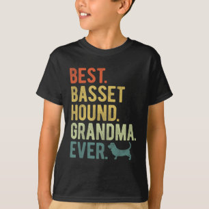 T-shirt Bet Hound Grand-mère toujours Amoureux de les chie