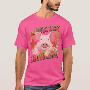 T-shirt Bétail Vigie - Montrer Des Cochons À La Foire De P