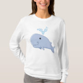 T-shirt Bétale mignonne avec l'eau éclaboussure animal ado (Devant)