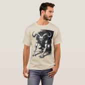 T-shirt Bête Buer Déchaînée (Devant entier)