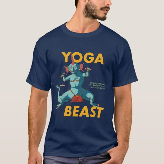 T-shirt Bête de yoga #2 (Devant)