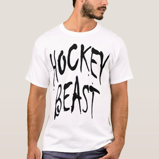 T-shirt Bête d'hockey (Devant)