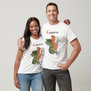 T-shirt Bête Médiévale Cockatrice
