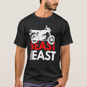 T-shirt Bête Simmi S51 Moped De Moto Ddr Est