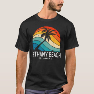 T-shirt Bethany Beach Delaware Plage Tropicale Palm Tree S